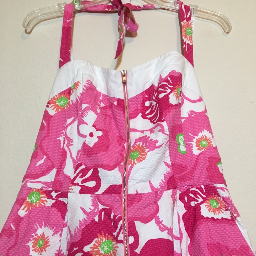 Pink Lily Pulitzer Dress 12 - Picture 3 of 7